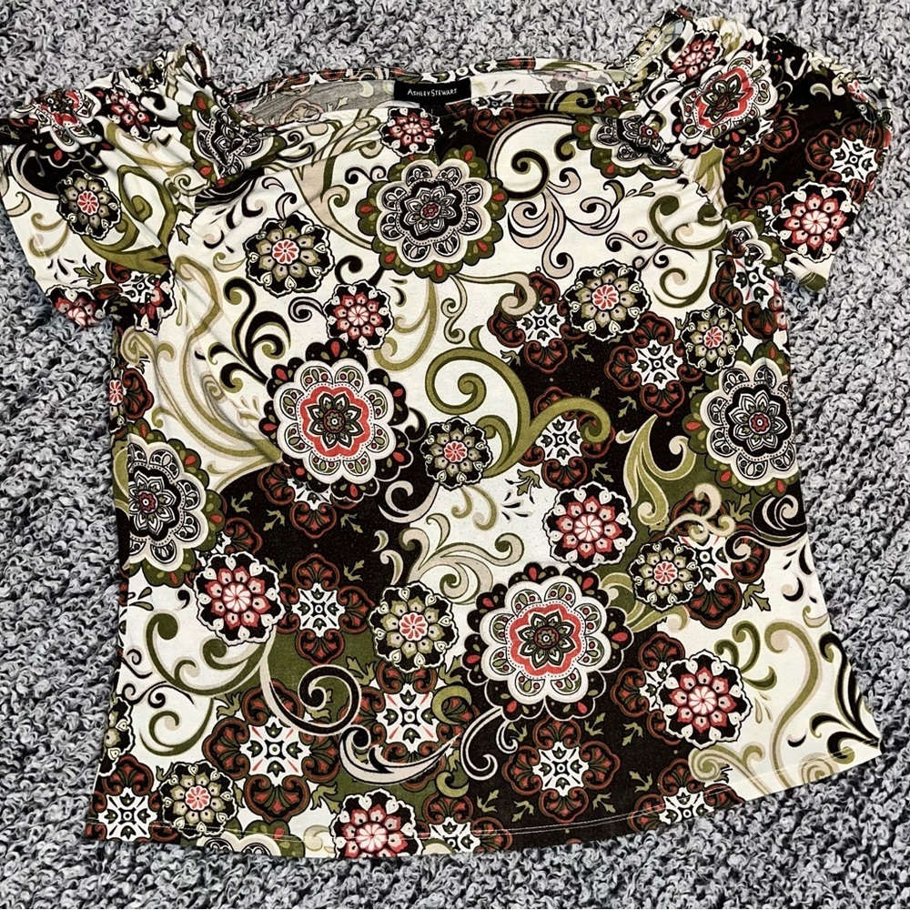 Ashley Stewart short sleeve top